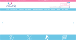 Desktop Screenshot of newlifeclinic.org.uk